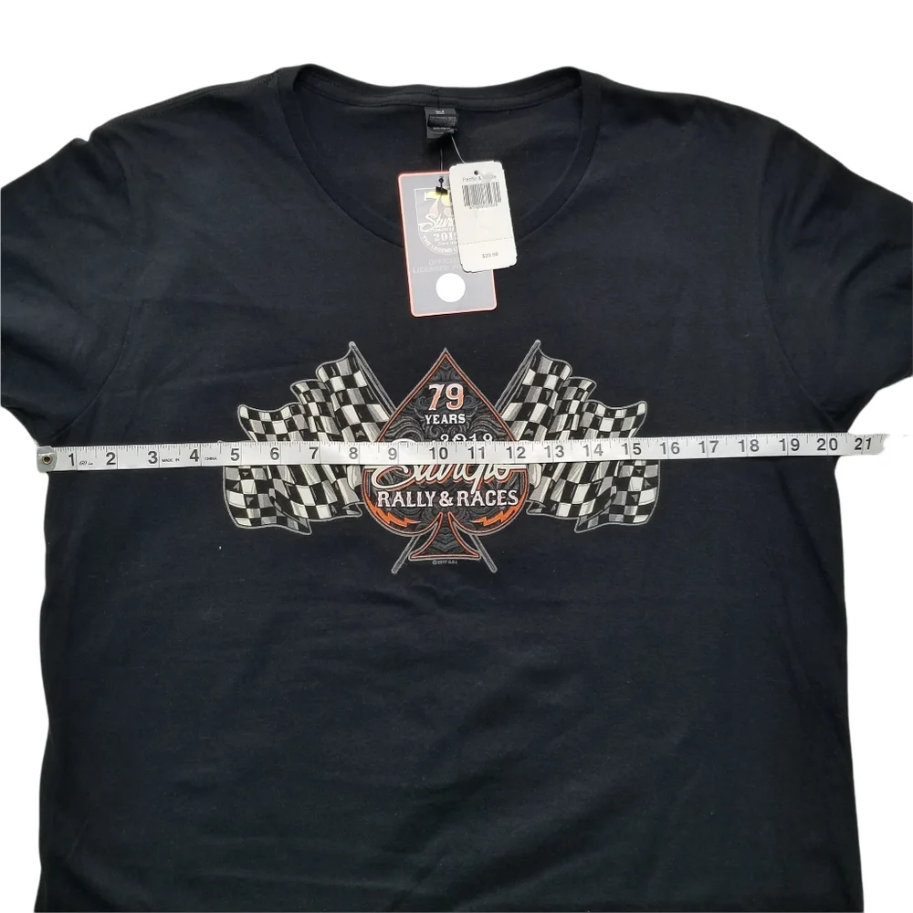 Sturgis Motorcycle 79 years Black T-shirt - Picture 5 of 10